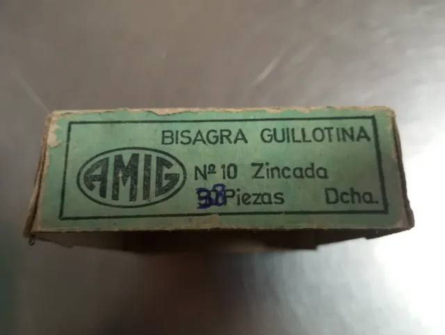 2 Cajas Bisagras Guillotina Izda/Dcha