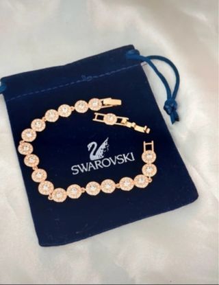 Pulsera Swarovski Angelic Oro Rosa