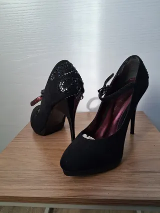 Scarpe tacco 12 Solo Soprani nere