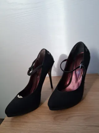 Scarpe tacco 12 Solo Soprani nere