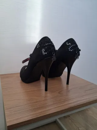 Scarpe tacco 12 Solo Soprani nere