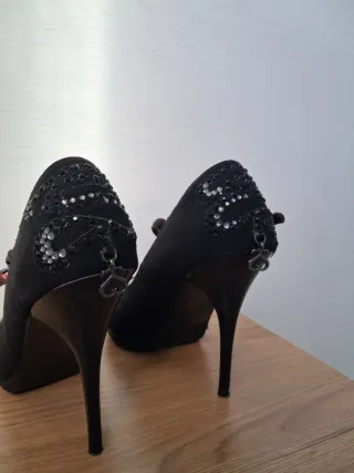 Scarpe tacco 12 Solo Soprani nere