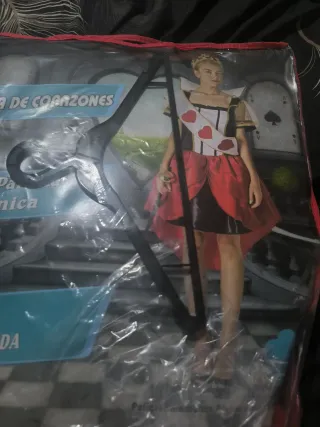 Disfraz Reina de Corazones Talla Única