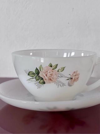 Coppia Tazze da Tè Arcopal Vintage Anni '70