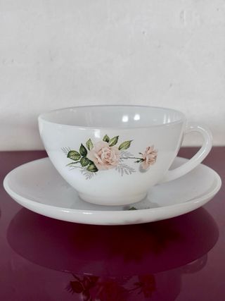 Coppia Tazze da Tè Arcopal Vintage Anni '70