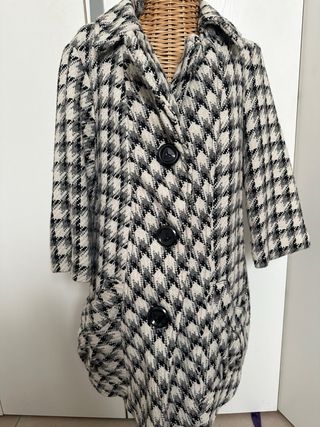 Cappotto fantasia pied-de-poule