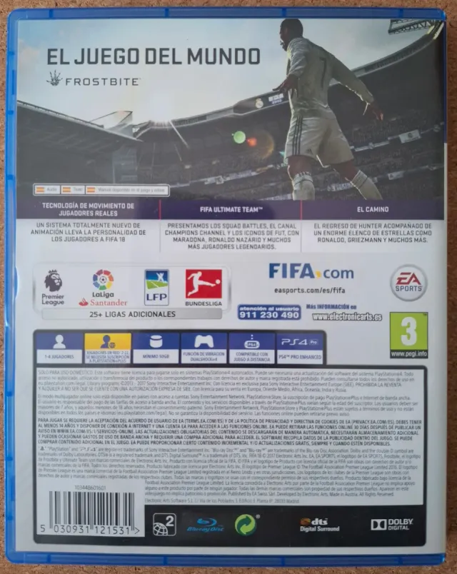 FIFA 18 PS4 (PlayStation 4)