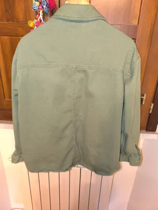 Sobrecamisa Zara Verde Militar