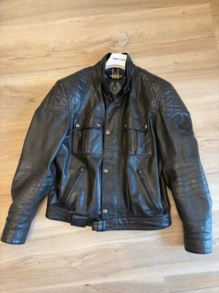 Chaqueta Belstaff Brooklands Piel Negra