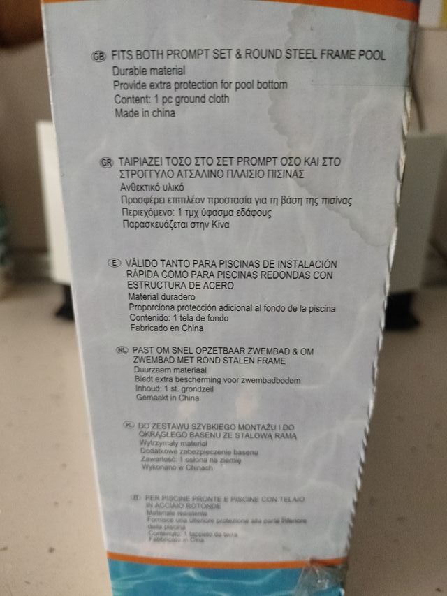 Protector suelo piscina Jrong material duradero