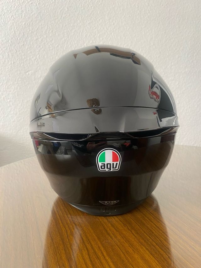 Casco AGV K1 Negro Brillo talla M (NUEVO)