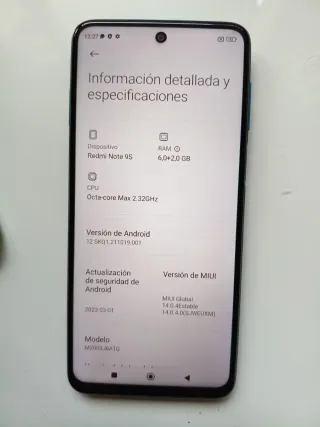 Xiaomi Redmi Note 9S 4G 128GB in Blu Aurora
