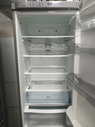 Nevera combi acero inoxidable 2.00x60cm no Frost