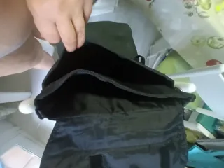 Mochila tipo maletín negra