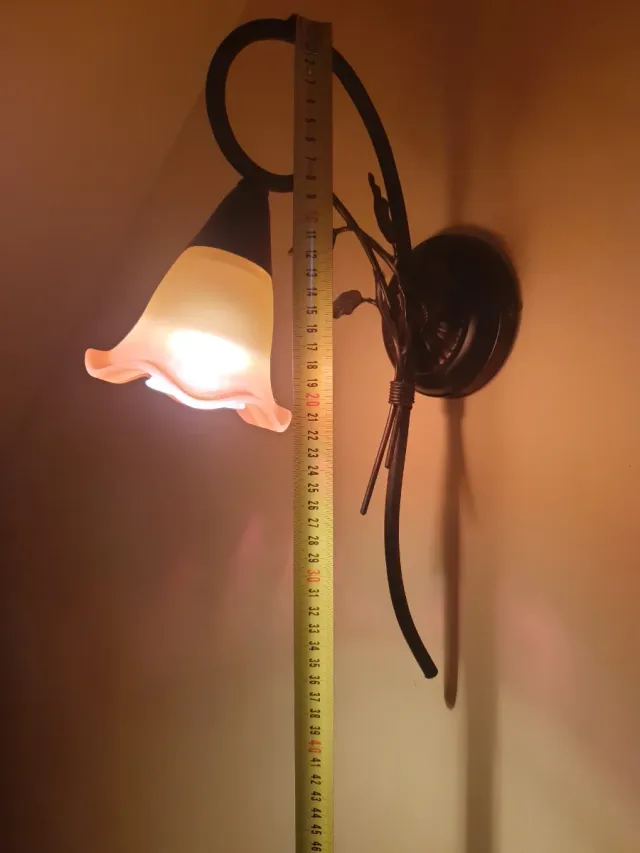 Apliques de pared rústicos (3 unidades)