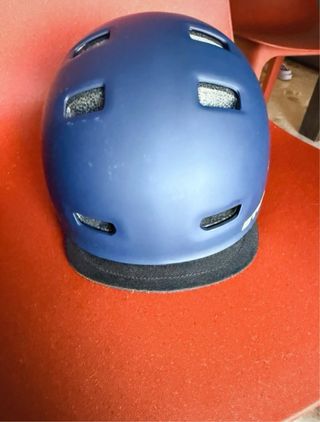 Casco Decathlon Blu