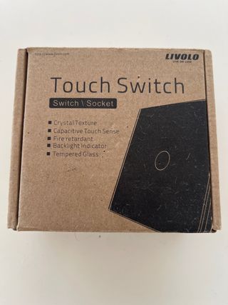 Interruptor Táctil Doble Livolo