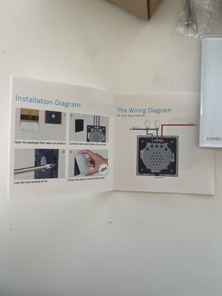 Interruptor Táctil Doble Livolo