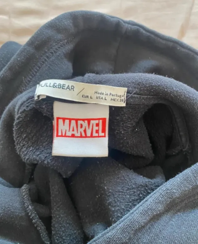 Sudadera Marvel Negra