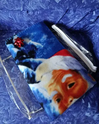 Morbido plaid natalizio pile