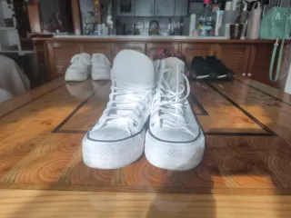 Converse Piel Blancas Talla 37