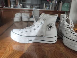 Converse Piel Blancas Talla 37