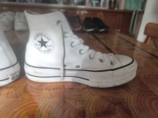 Converse Piel Blancas Talla 37