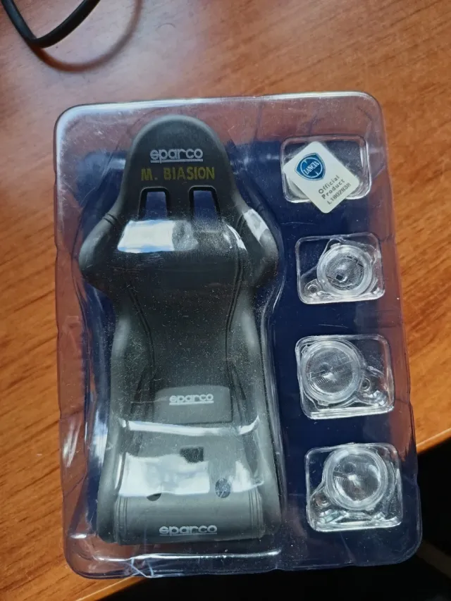 Asiento Sparco Lancia Integrale + Luces