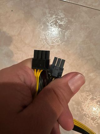 20x Cables 6 a 8 pines 12V GPU/ASIC Minería