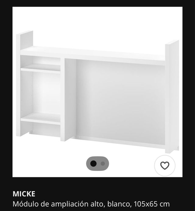 Estantería Ikea Micke Blanca