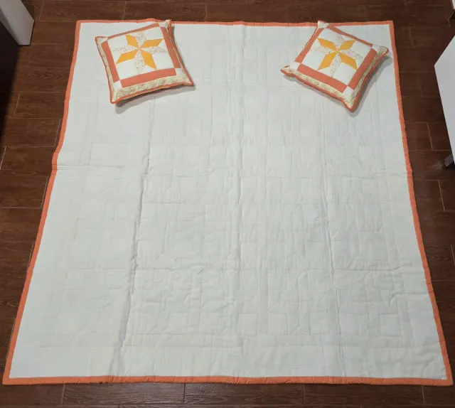 Colcha patchwork realizada a mano