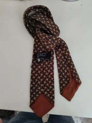 Corbata Loewe Beige y Marrón