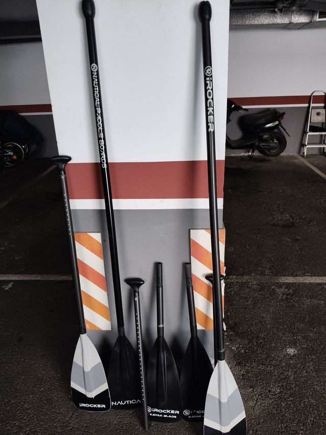 Remos Paddle Surf y Canoa 5 remos uno 30€ grande