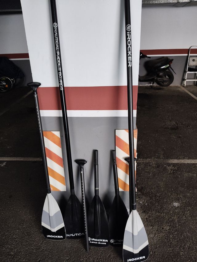Remos Paddle Surf y Canoa 5 remos uno 30€ grande
