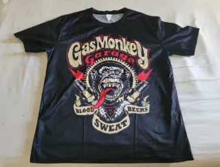 Camiseta Gas Monkey Garage Negra
