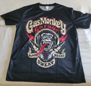 Camiseta Gas Monkey Garage Negra