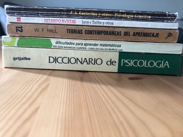 Retardo mental, Diccionario de psicología y otros