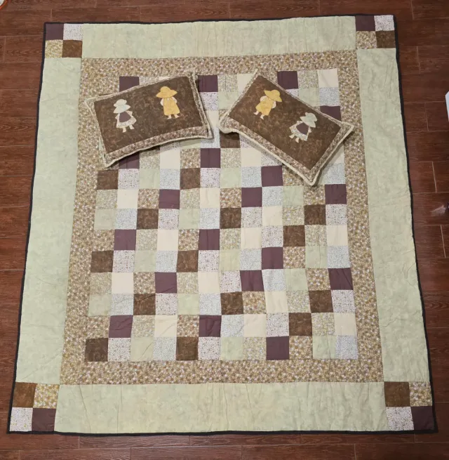 Colcha patchwork realizada a mano