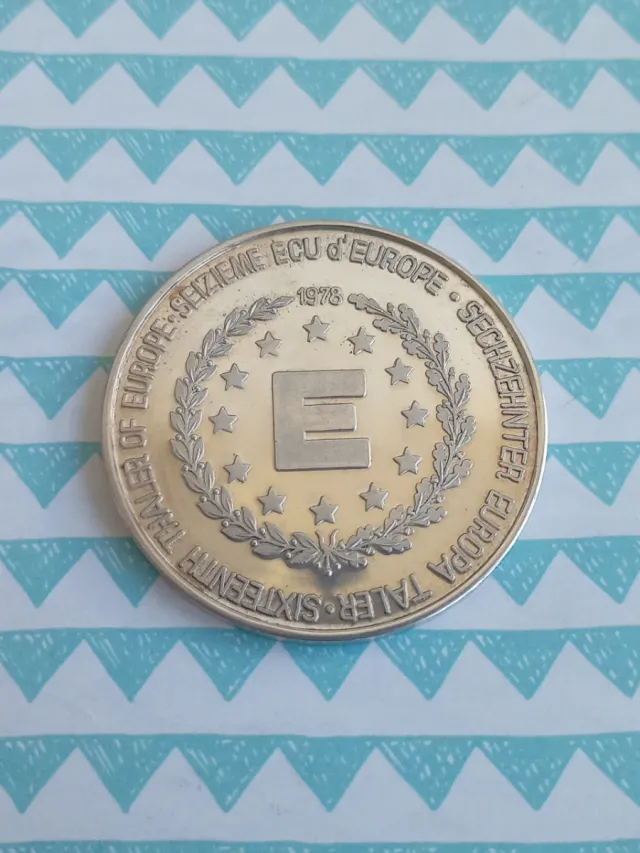 Thaler Ecu 1978 -PLATA-