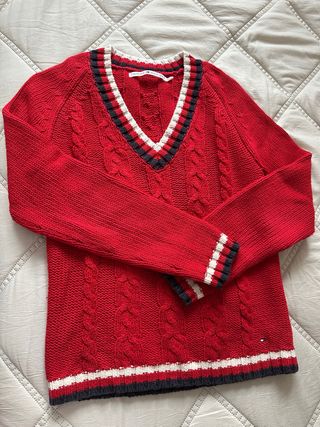 Jersey Tommy Hilfiger rojo chica