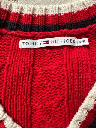 Jersey Tommy Hilfiger rojo chica