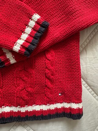 Jersey Tommy Hilfiger rojo chica