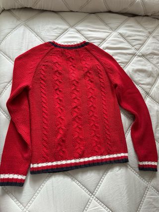 Jersey Tommy Hilfiger rojo chica