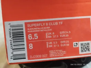 Botas de fútbol sala Nike Negras