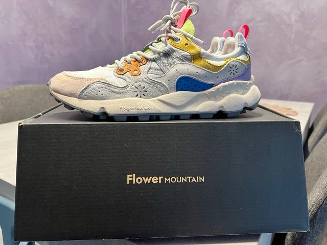 Zapatillas Flower Mountain Naranja y Blanco