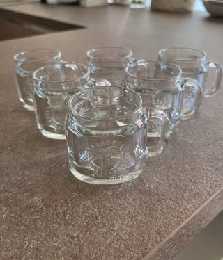 Set 6 Tazzine Vetro Nutella