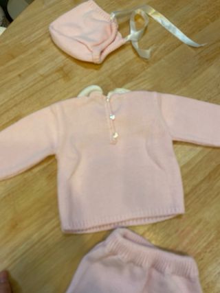 Conjunto punto niña rosa