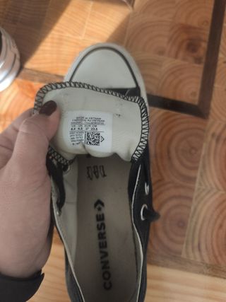 Converse negras talla 37