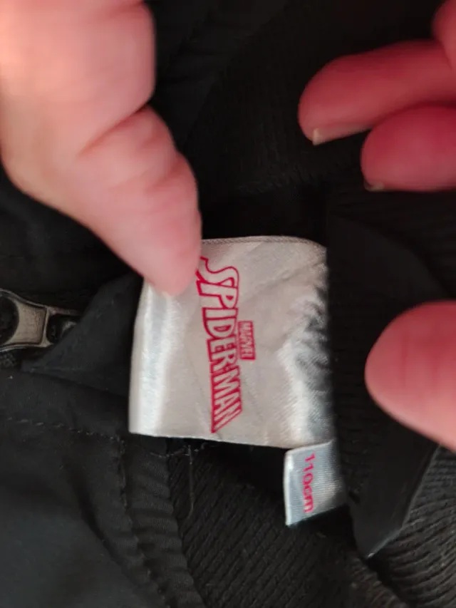 Chaqueta Spiderman Negra