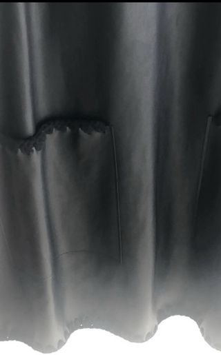 Vestido Zara polipiel negro talla S Da talla.